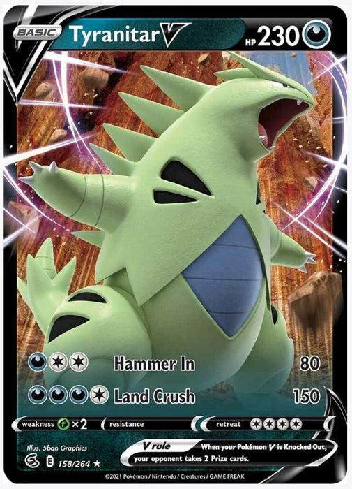 Tyranitar V - SWSH08: Fusion Strike (SWSH08)