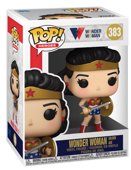 Wonder Woman: Wonder Woman Golden Age #383 - With Box - Funko Pop