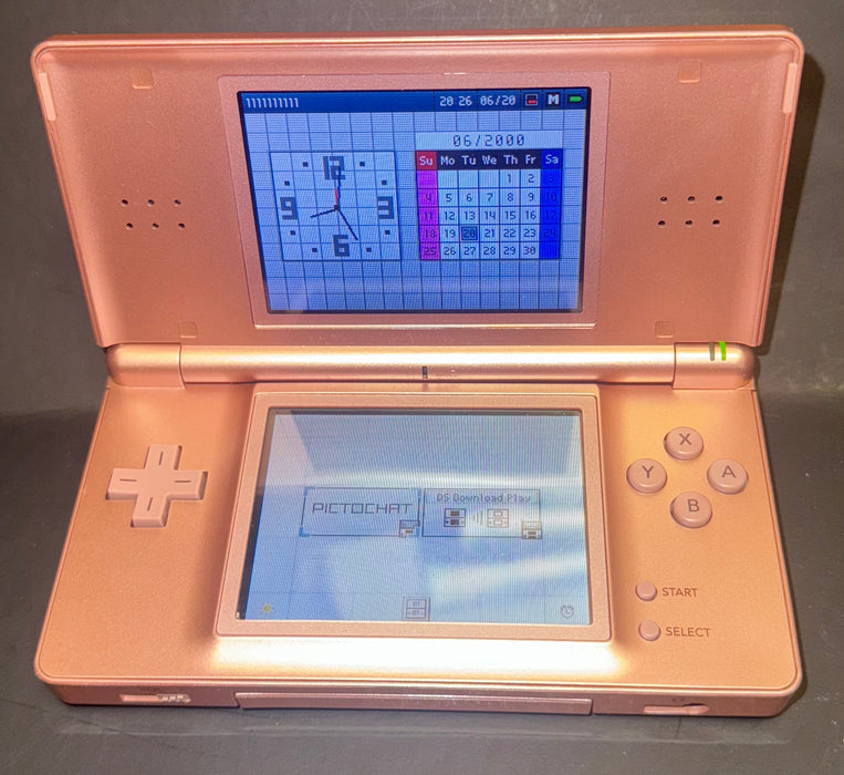 Nintendo DS Lite Metallic Rose Console - Preowned