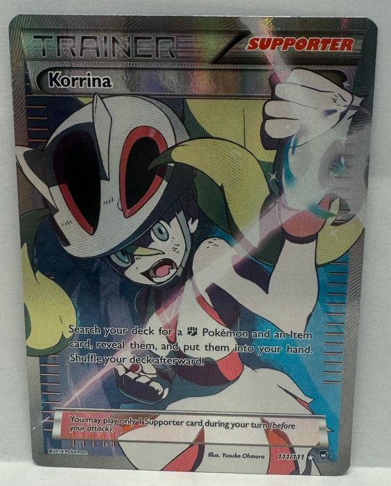 Korrina 111/111 (Full Art) - XY - Furious Fists (FFI) - Lightly Played