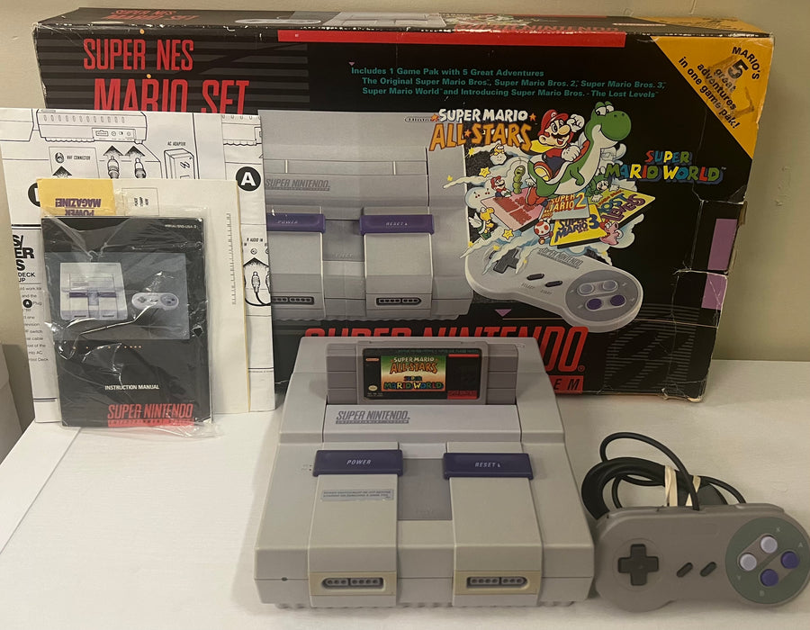 Super NES Mario Set Console - Preowned - Super Nintendo