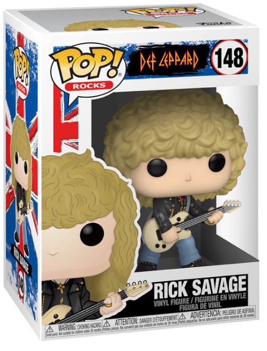 Def Leppard: Rick Savage #148 - With Box - Funko Pop