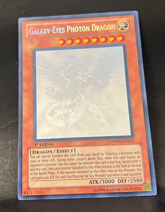 Galaxy-Eyes Photon Dragon (Ghost Rare) 1ST Edition - Photon Shockwave (PHSW) - Near Mint