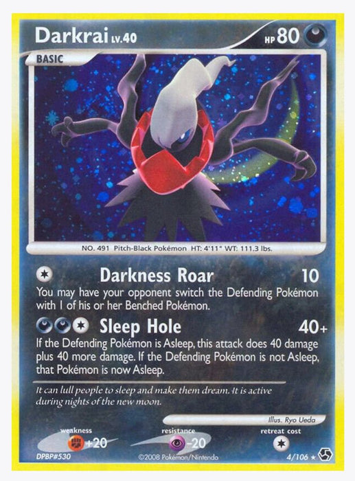 Darkrai 4/106 (Holo) - Great Encounters (GE) - Lightly Played