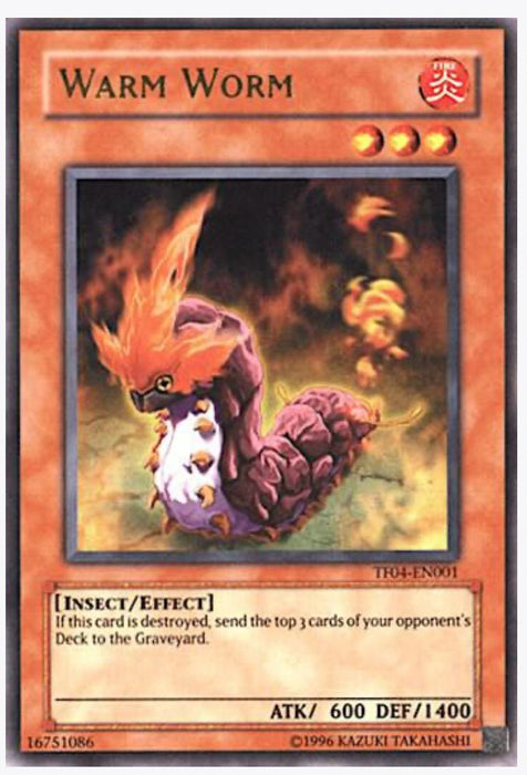 Warm Worm (5D's Tag Force 4) - Yu-Gi-Oh! Video Game Promotional Cards (VDP) - Lightly Played