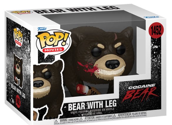 Cocaine Bear: Bear With Leg #1452 - In Box - Funko Pop