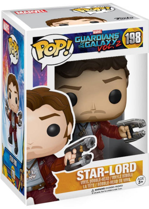 Marvel Guardians Of The Galaxy Vol. 2: Star-Lord #198 - With Box - Funko Pop