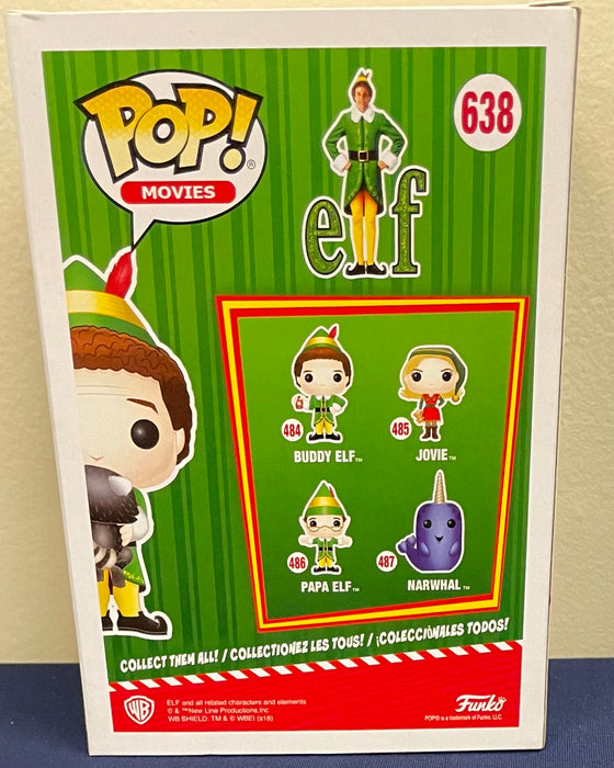 Elf: Buddy Elf with Raccoon #638 (Funko Exclusive) - With Box - Funko Pop