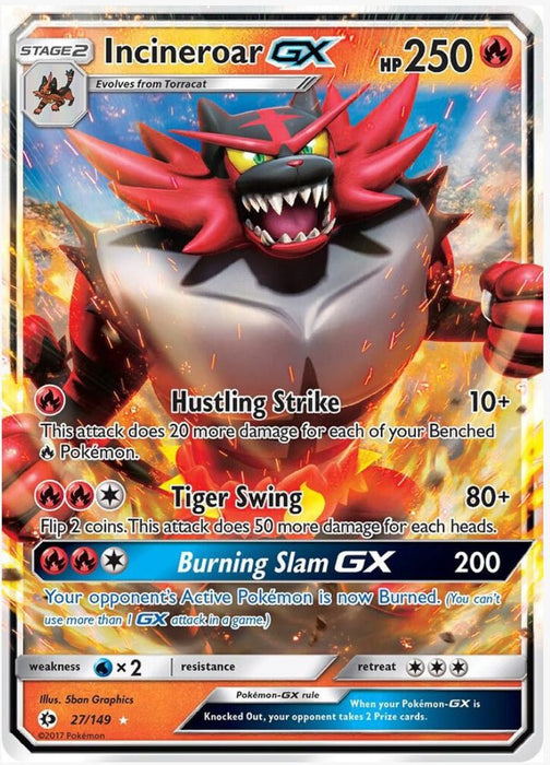 Incineroar GX - SM Base Set (SM01)