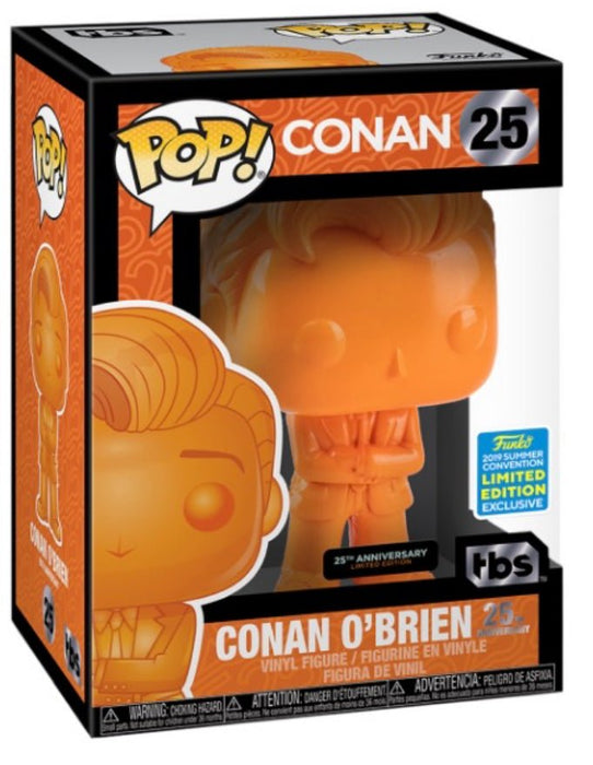 Conan: Conan O’Brien #25 (2019 Summer Convention Exclusive) (25TH Anniversary Limited Edition) - In Box - Funko Pop