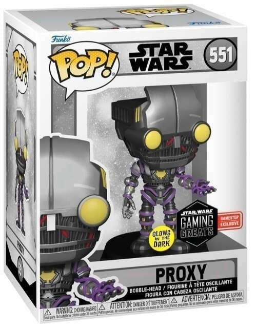 Star Wars: Proxy #551 (Glows In The Dark) (Star Wars Gaming Greats GameStop Exclusive) - With Box - Funko Pop