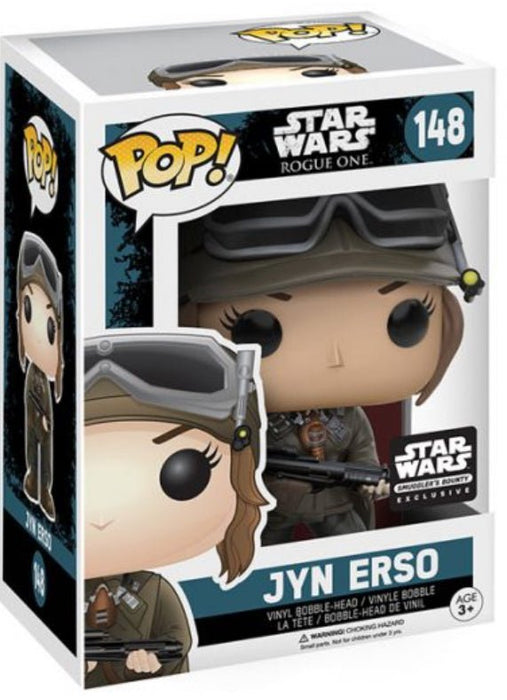 Star Wars Rogue One: Jyn Erso #148 (Star Wars Smuggler’s Bounty Exclusive) - In Box - Funko Pop