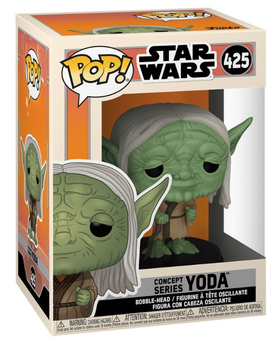 Star Wars: Concept Series Yoda #425 - With Box - Funko Pop