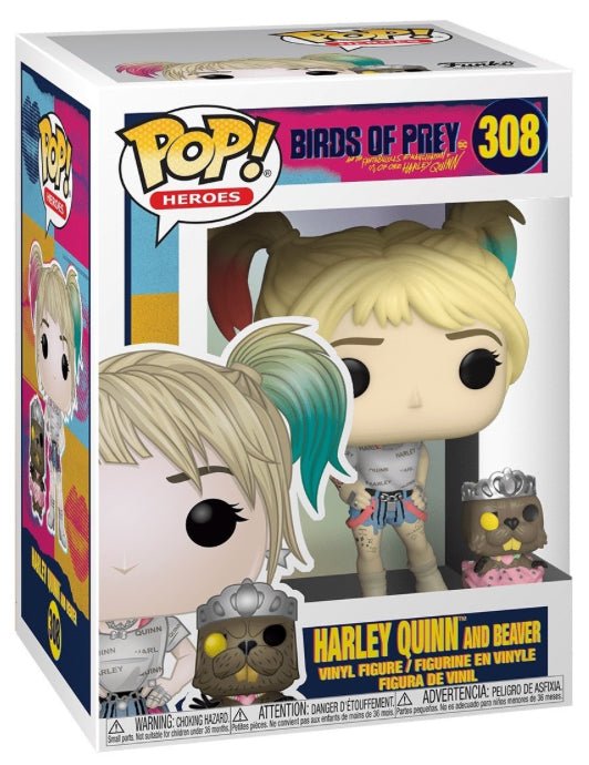 Birds Of Prey: Harley Quinn And Beaver #308 - In Box - Funko Pop