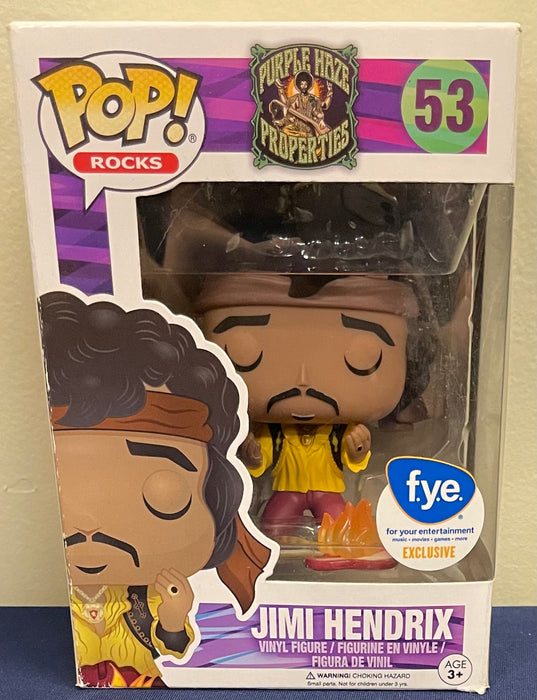 Purple Haze Properties: Jimi Hendrix #53 (FYE Exclusive) - With Box - Funko Pop