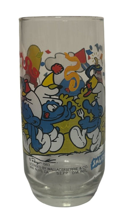 1983 Baker Smurf Glass Cup - Pre-Owned - Homegoods