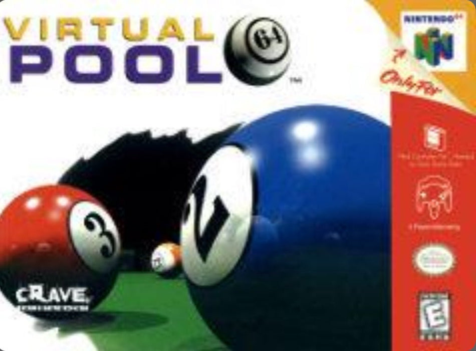 Virtual Pool - Cart Only - Nintendo 64