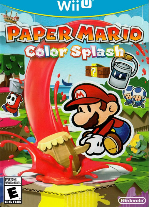 Paper Mario Color Splash - Complete In Box - Wii U