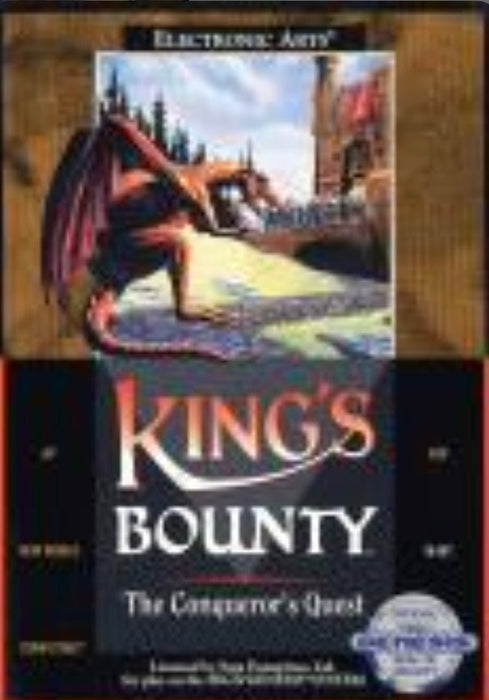 King’s bounty - Box And Game - Sega Genesis