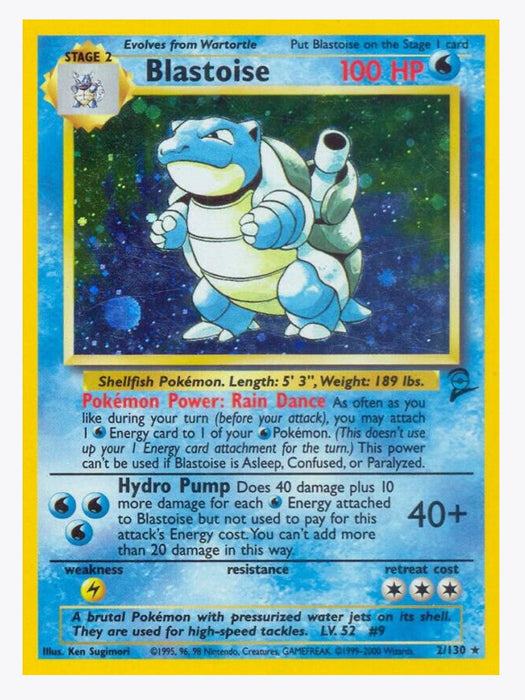 Blastoise 2/130 - Base Set 2 (BS2) - Near Mint