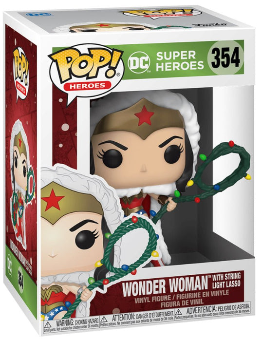 DC Super Heroes: Wonder Woman With String Light Lasso #354 - With Box - Funko Pop