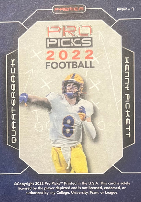 2022 Wild Card: Pro Picks: Kenny Pickett (Blue) #PP-1