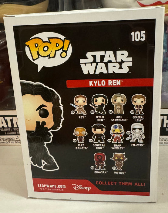 Star Wars: Kylo Ren #105 - With Box - Funko Pop