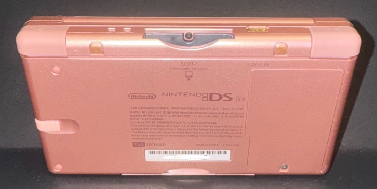 Nintendo DS Lite Metallic Rose Console - Preowned