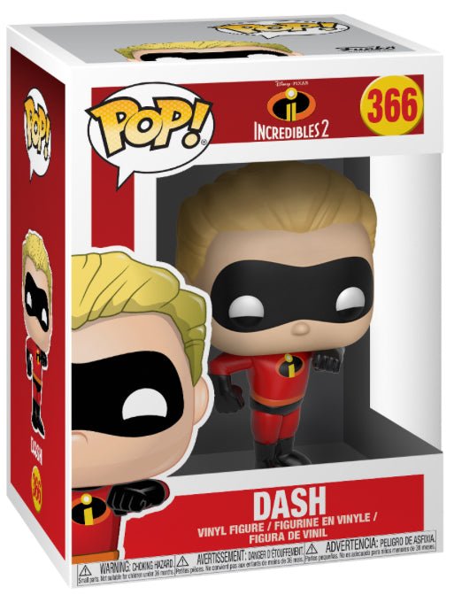 Incredibles 2: Dash #366 - With Box - Funko Pop