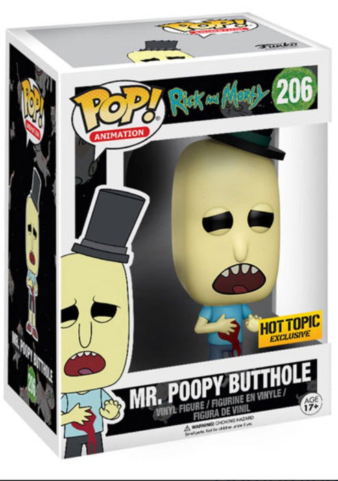 Rick And Morty: Mr. Poopy Butthole #206 (Hot Topic Exclusive) - In Box - Funko Pop