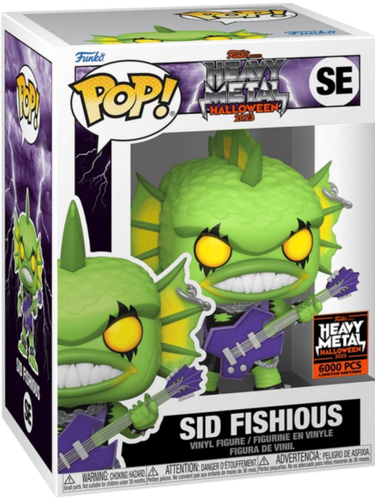 Heavy Metal Halloween 2023: Sid Fishious (Heavy Metal Halloween 2023 6000 PCS) - In Box - Funko Pop