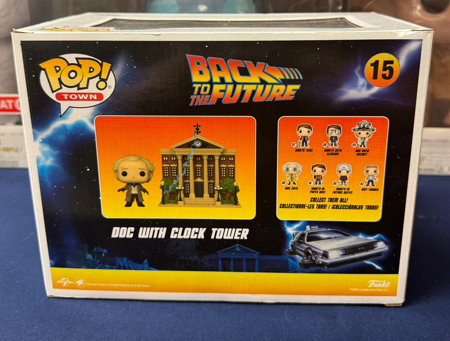 Back To The Future: Doc With Clock Tower #15 - With Box - Funko Pop