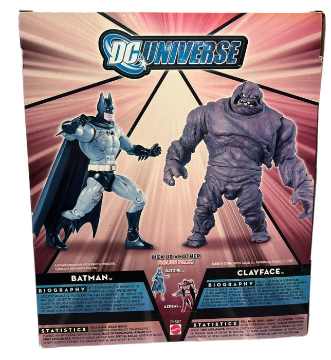 DC Universe Clayface Vs. Batman Fists Of Clay Figure Pack - New - Toys And Collectibles