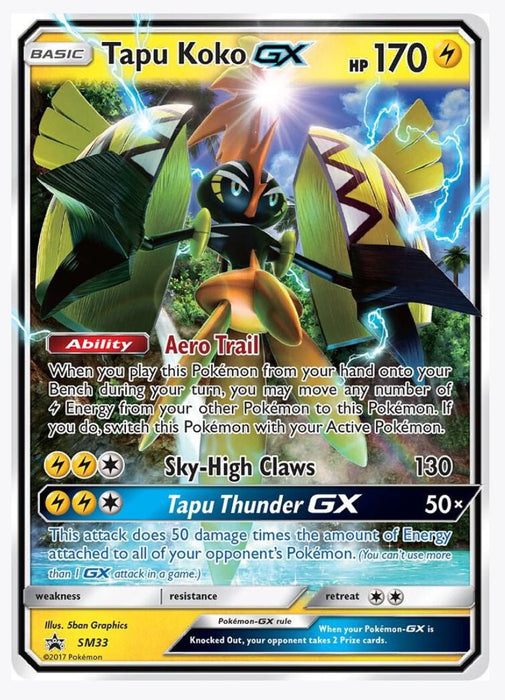 Tapu Koko GX - SM33 - SM Promos (SMP)