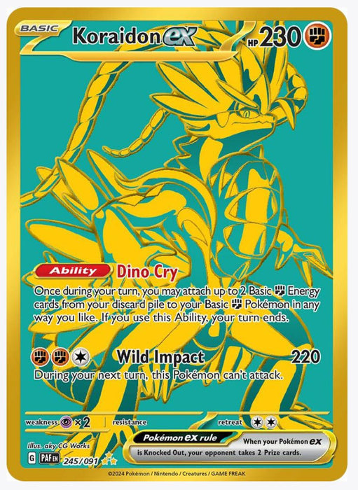 Koraidon EX 245/091 - SV: Paldean Fates - Near Mint