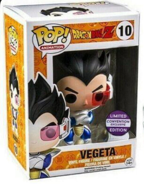 Dragon Ball Z: Vegeta #10 (Limited Convention Exclusive) - In Box - Funko Pop