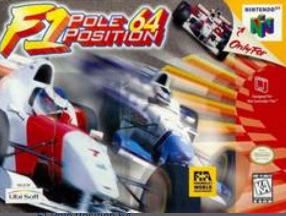 F1 Pole Position 64 - Cart Only - Nintendo 64