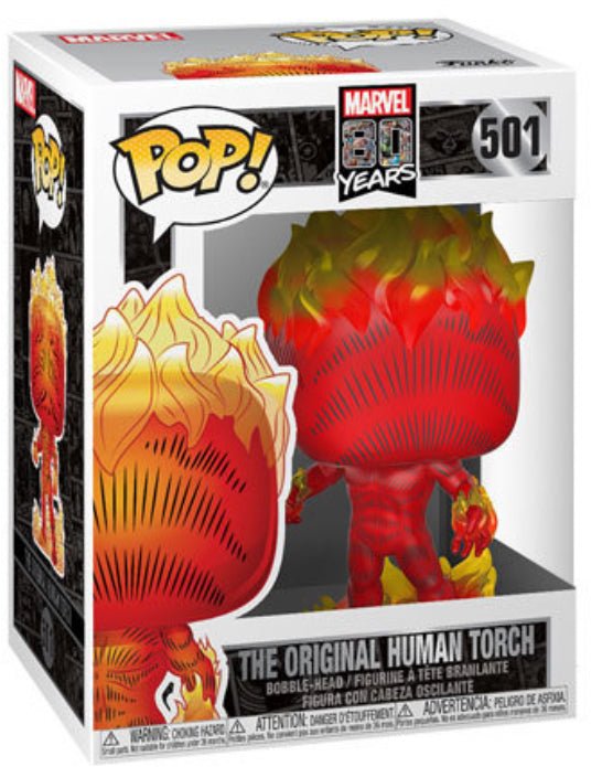 Marvel: The Original Human Torch #501 - With Box - Funko Pop