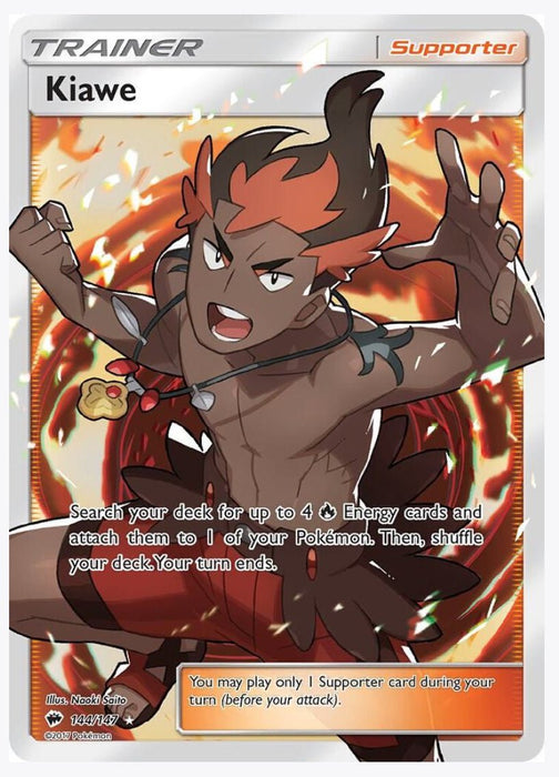 Kiawe 144/147 (Full Art) - SM - Burning Shadows (SM03)