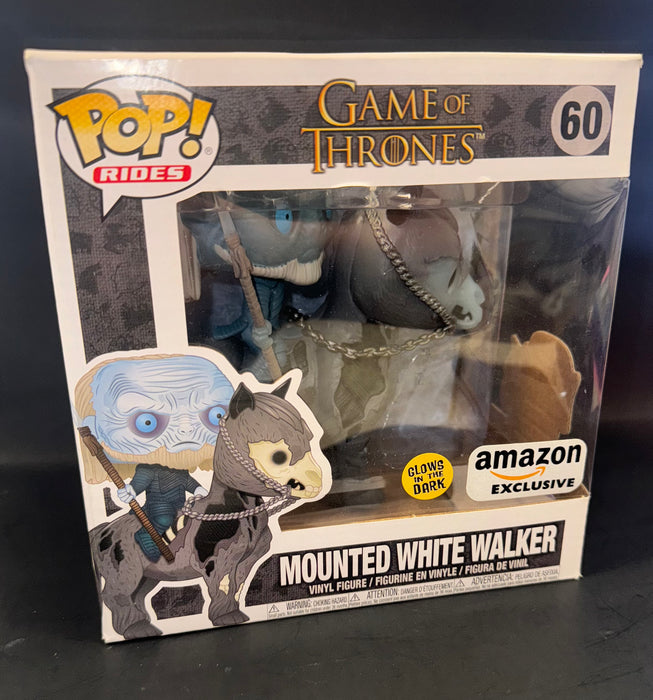 Game Of Thrones: Mounted White Walker #60 (Glows In The Dark) (Amazon Exclusive) - In Box - Funko Pop