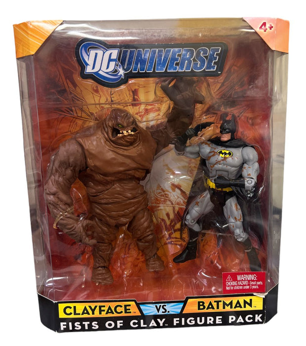 DC Universe Clayface Vs. Batman Fists Of Clay Figure Pack - New - Toys And Collectibles