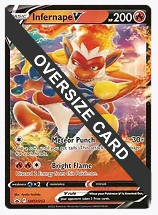 Infernape V - SWSH252 - Jumbo Cards (PR)