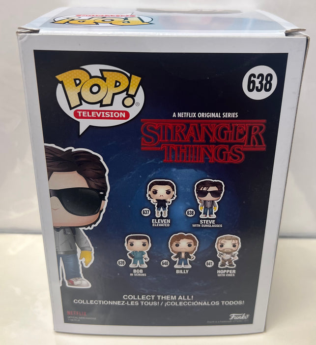 Stranger Things: Steve (With Sunglasses) #638 - With Box - Funko Pop