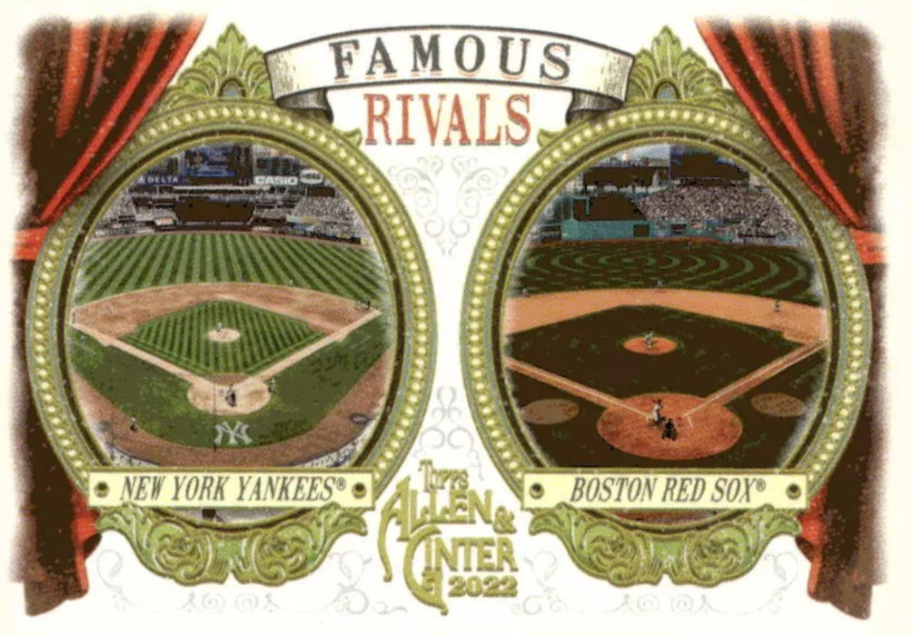 2022 Topps Allen & Ginter Famous Rivals New York Yankees/ Boston Red Sox #FR-5