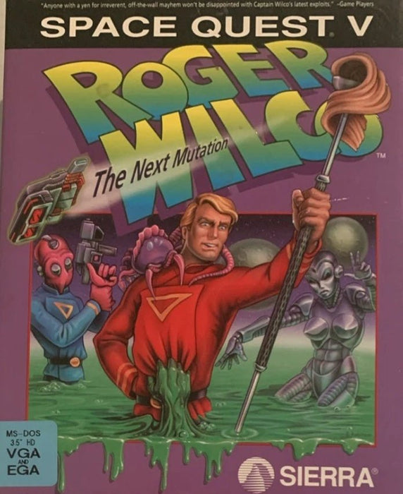 Space Quest V: Roger Wilco Next Mutation (Floppy Disk) (Big Box) - (CIB) (PC)
