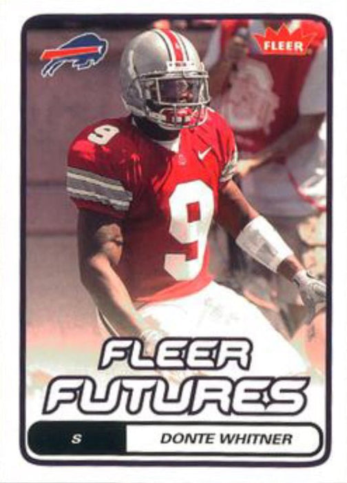 2006 Fleer #168 Donte Whitner