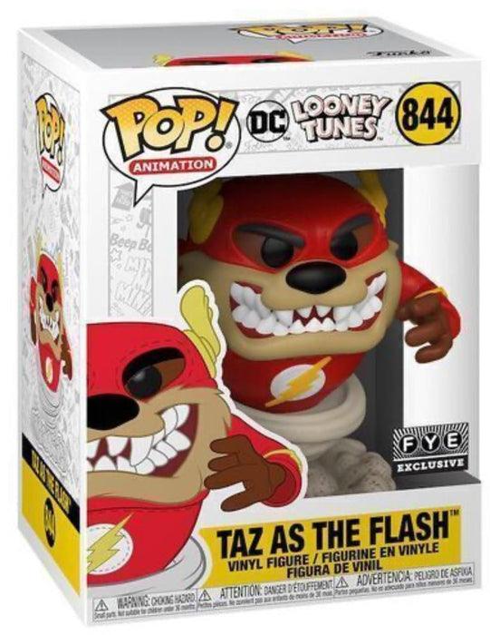 DC Looney Tunes: Taz As The Flash #844 (FYE Exclusive) - In Box - Funko Pop