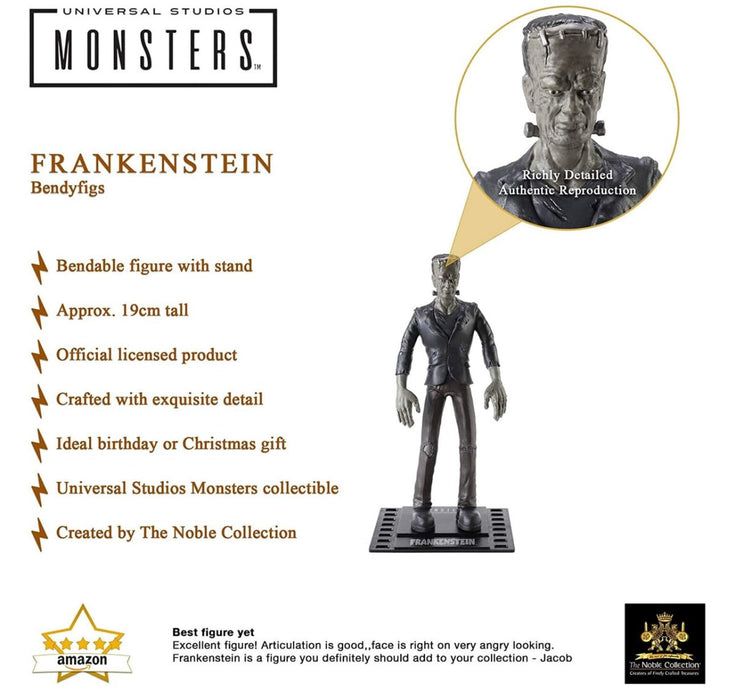 BendyFigs Universal Monsters Frankenstein - New - Toys