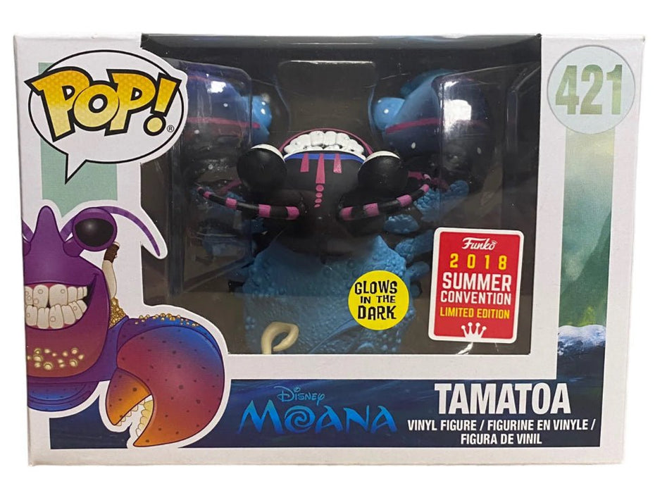 Tamatoa #421 (Glows In The Dark) (2018 Summer Convention) - In Box - Funko Pop