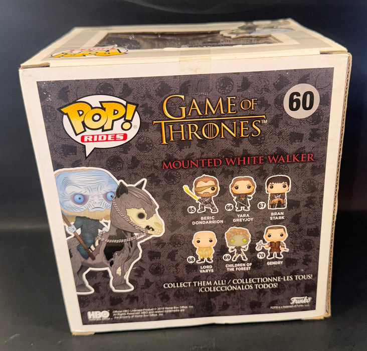 Game Of Thrones: Mounted White Walker #60 (Glows In The Dark) (Amazon Exclusive) - In Box - Funko Pop